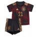 Tyskland Ilkay Gundogan #21 Replika Babytøj Udebanesæt Børn VM 2022 Kortærmet (+ Korte bukser)
